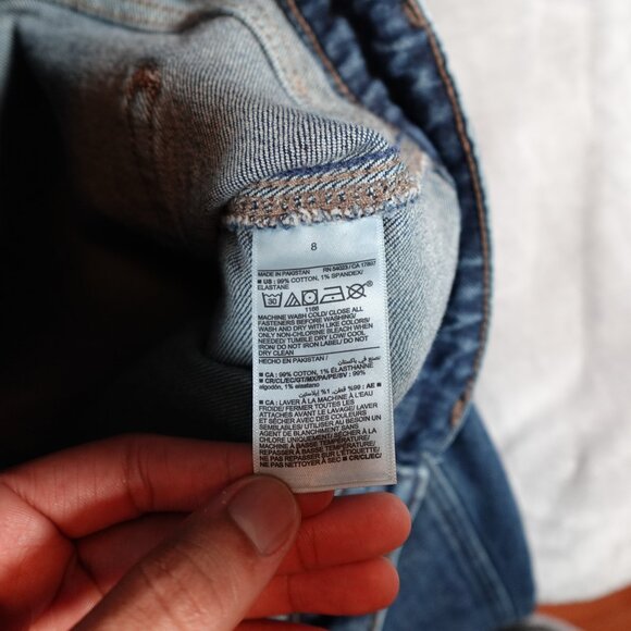 Old Navy OG Straight Secret Smooth Pocket Jeans Womens 8 (Fits 29x26.5) - Picture 4 of 12